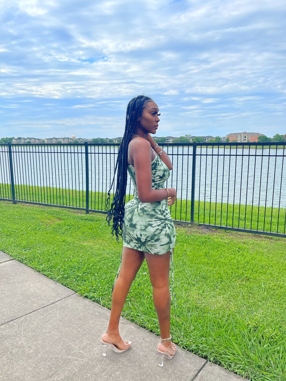 Olive Chelsea Dress