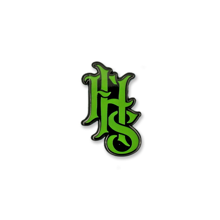 FHS LOGO 3 - GREEN & SILVER (GLOW IN THE DARK)
