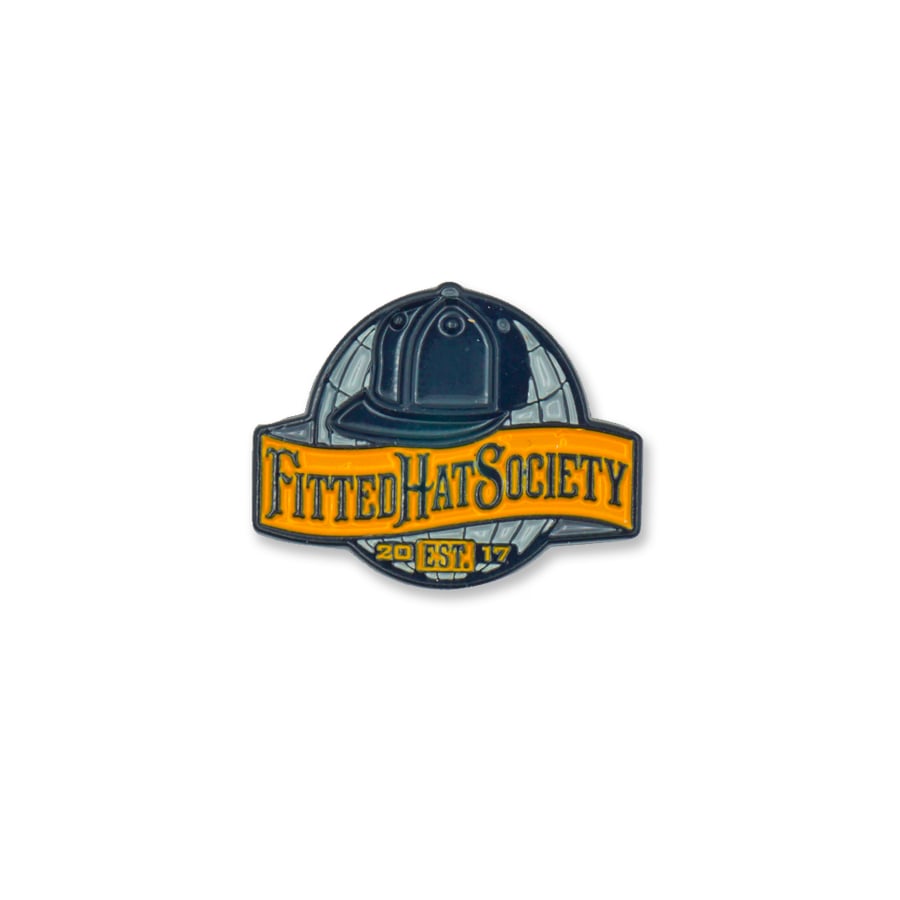 FHS World Enamel Pin - Navy & Orange