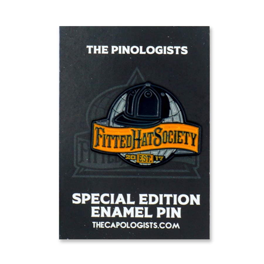 FHS World Enamel Pin - Navy & Orange