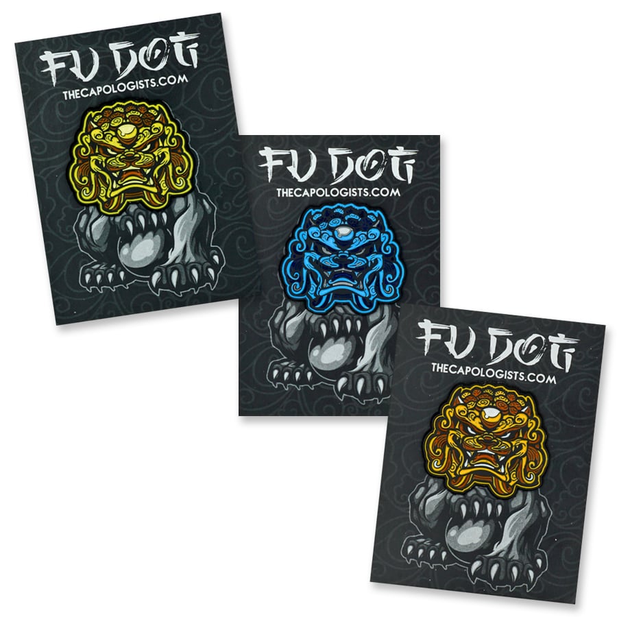 FU DOG PIN