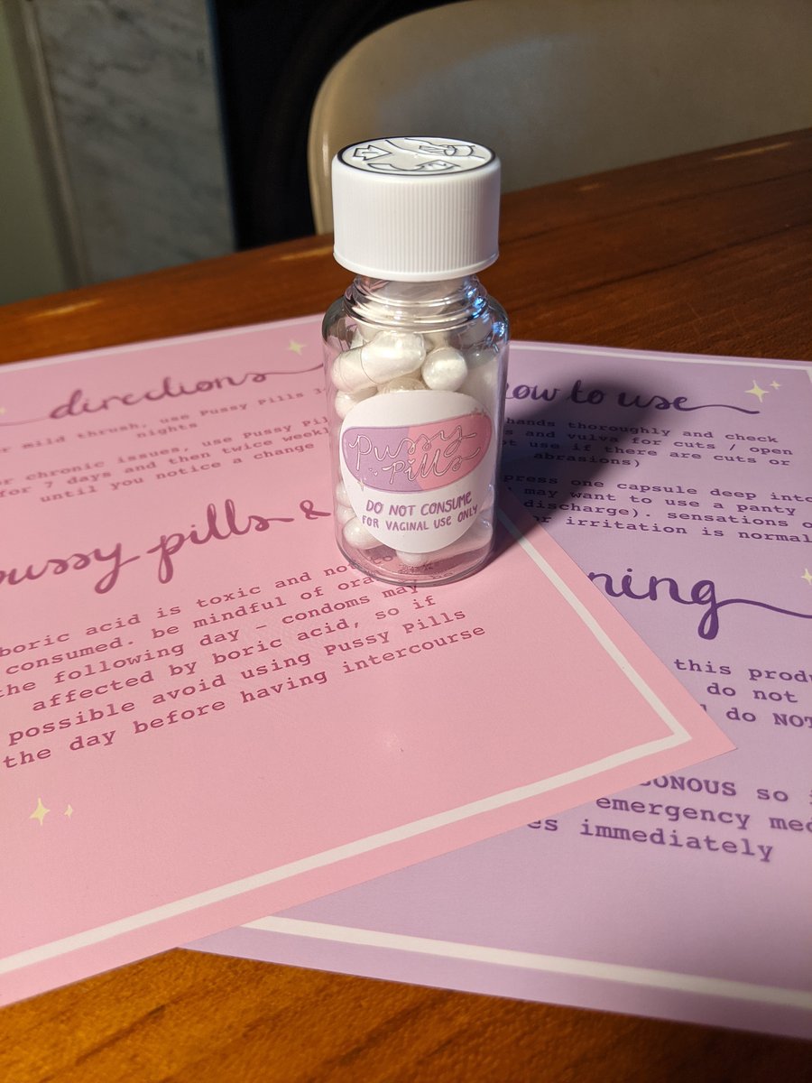 Image of 25 BORIC ACID PUSSY PILLS 