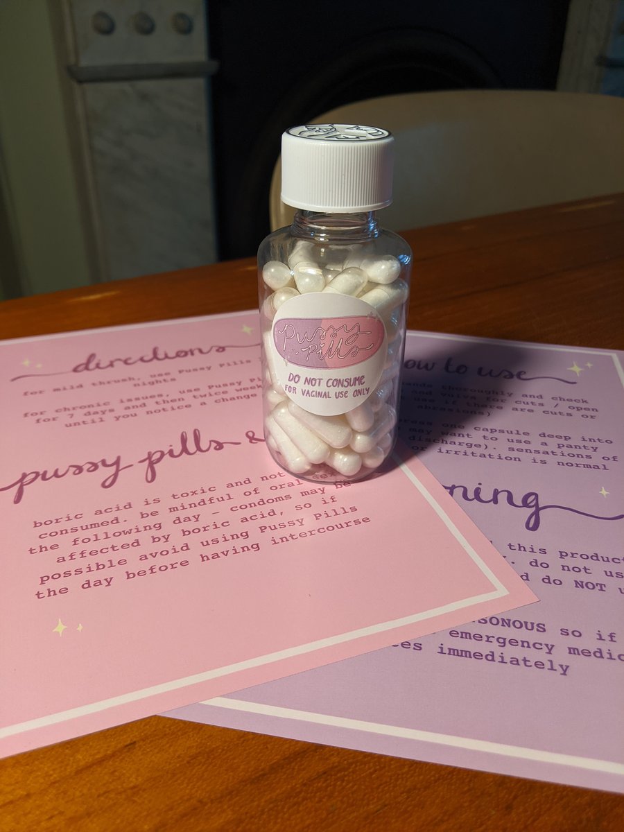 Image of 50 BORIC ACID PUSSY PILLS