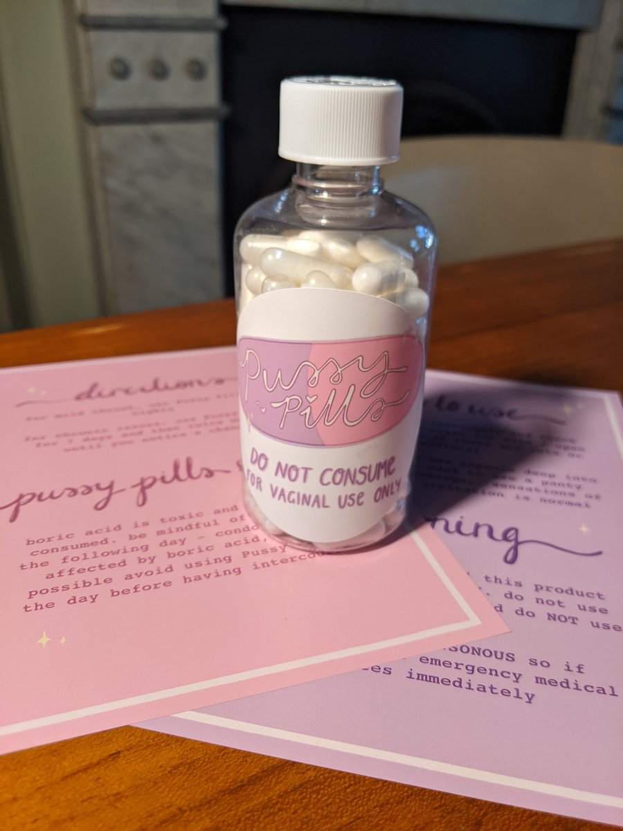 Image of 100 BORIC ACID PUSSY PILLS