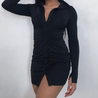 Image 1 of Long Sleeved Button Up Dress