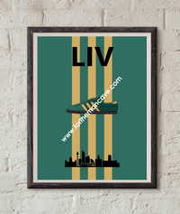 1/2020  LIVERPOOL INSPIRED / THREE STRIPE PRINT 