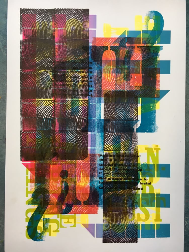 Image of One-off Typo Poster #2-016