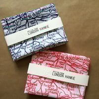 Image 2 of Not Far From London Map Hankie