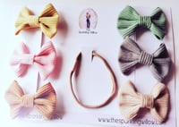 Image 1 of Cord Baby Bow Set