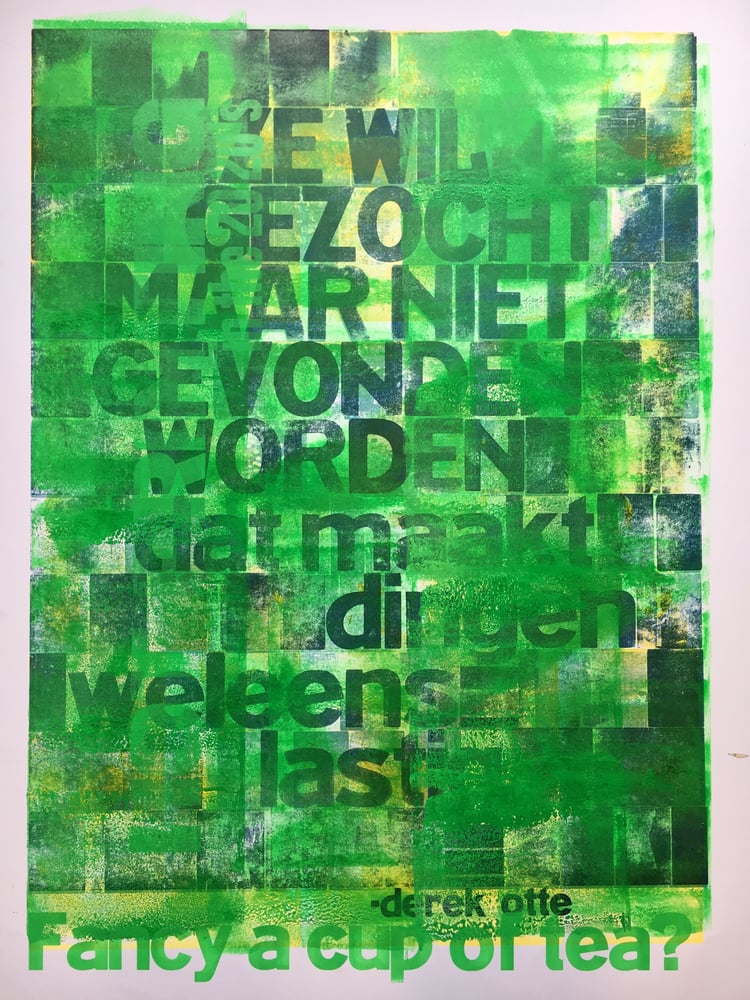 Image of One-off Typo Poster #1-069