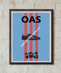 MANCHESTER 89 - OASIS INSPIRED / THREE STRIPE PRINT