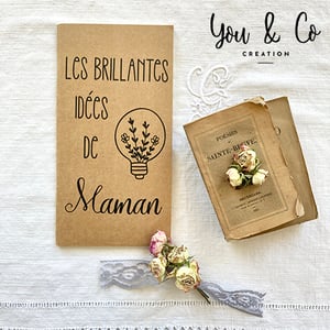 Image of Carnet de notes "Les idées brillantes de maman"
