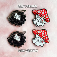 Image 2 of Miss Shroom Hard Enamel Pin