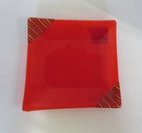 Corner Stripe Orange Dish - BHG-043