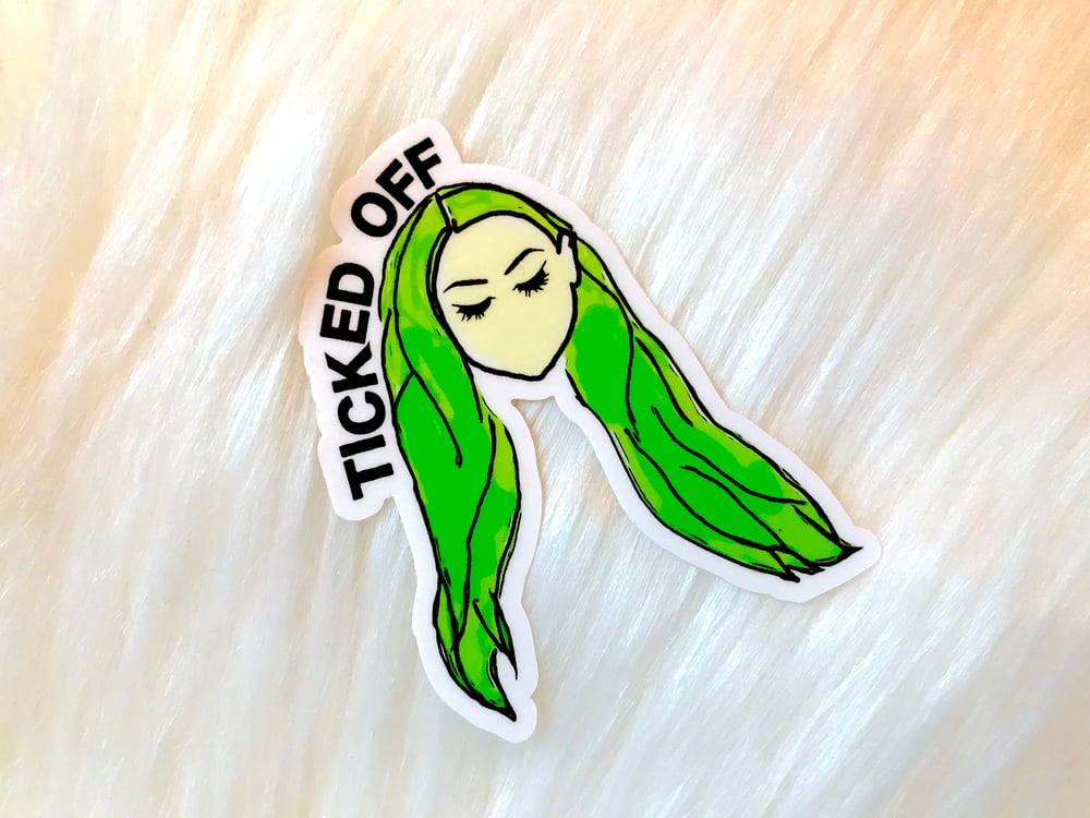 Vinyl Sticker Decal - Ticked Off/North South Venture Logo