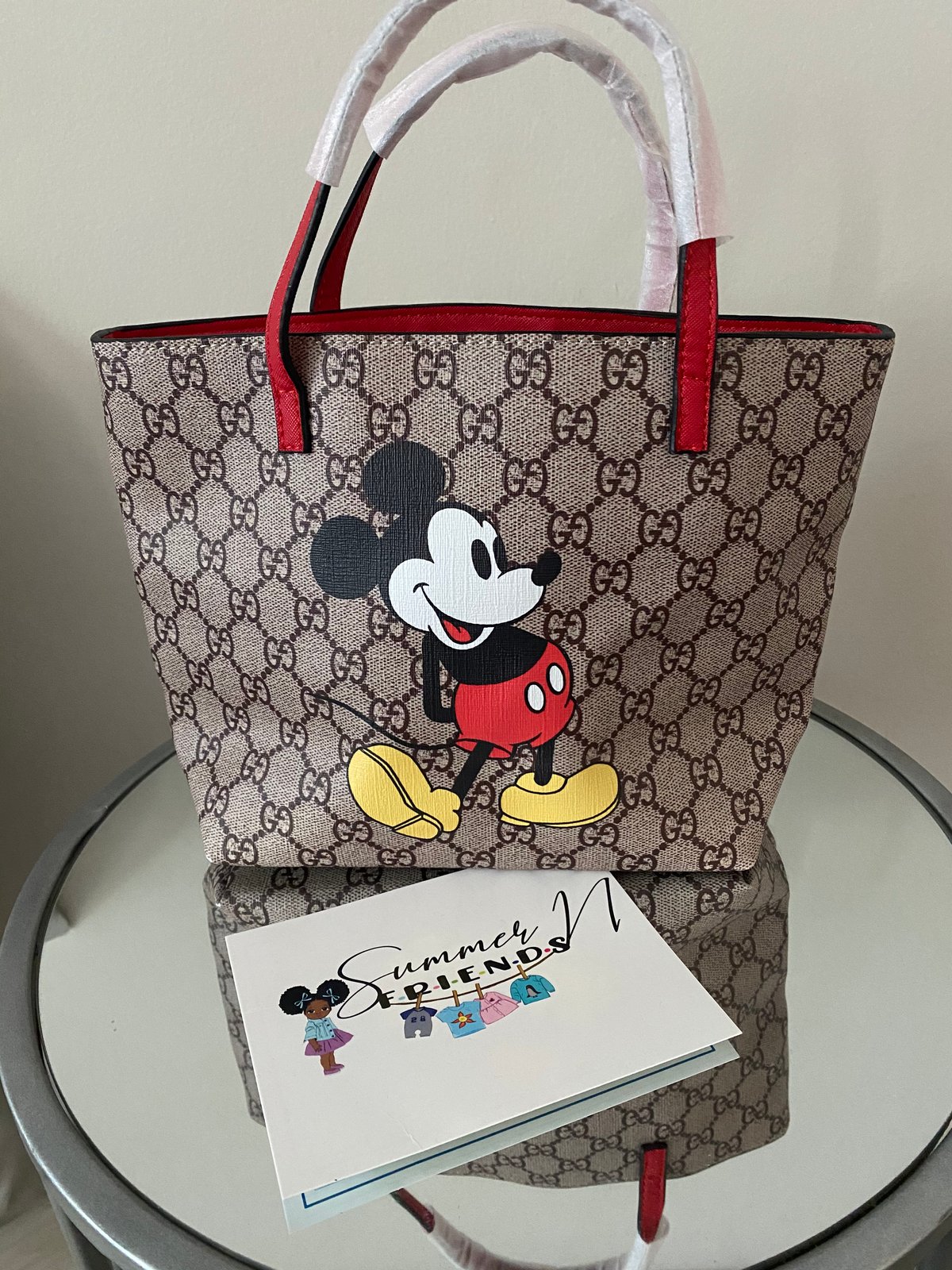 gucci tote mickey