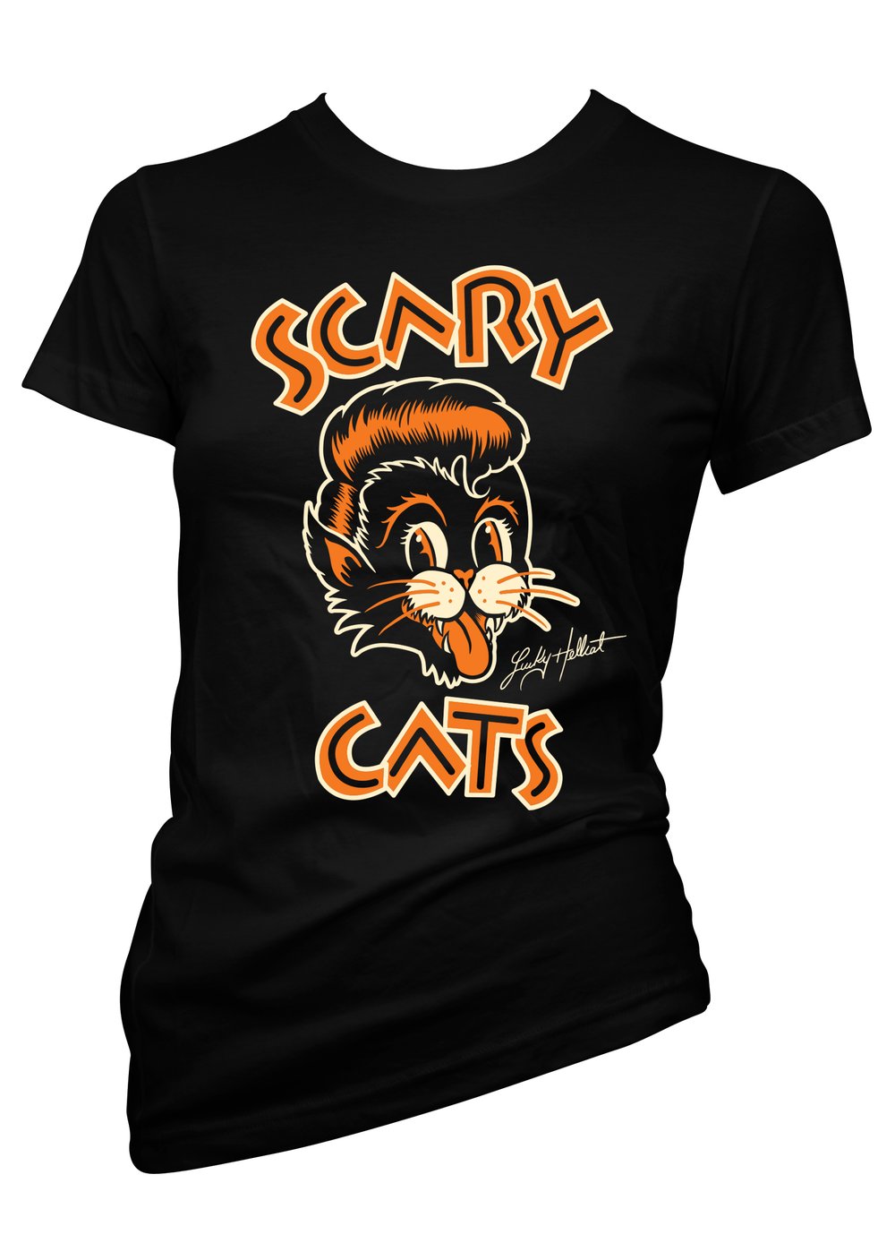 Scary Cats Woman’s T-shirt 