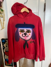 Image 1 of “Vinny In Red” XL Airbrush Hoodie