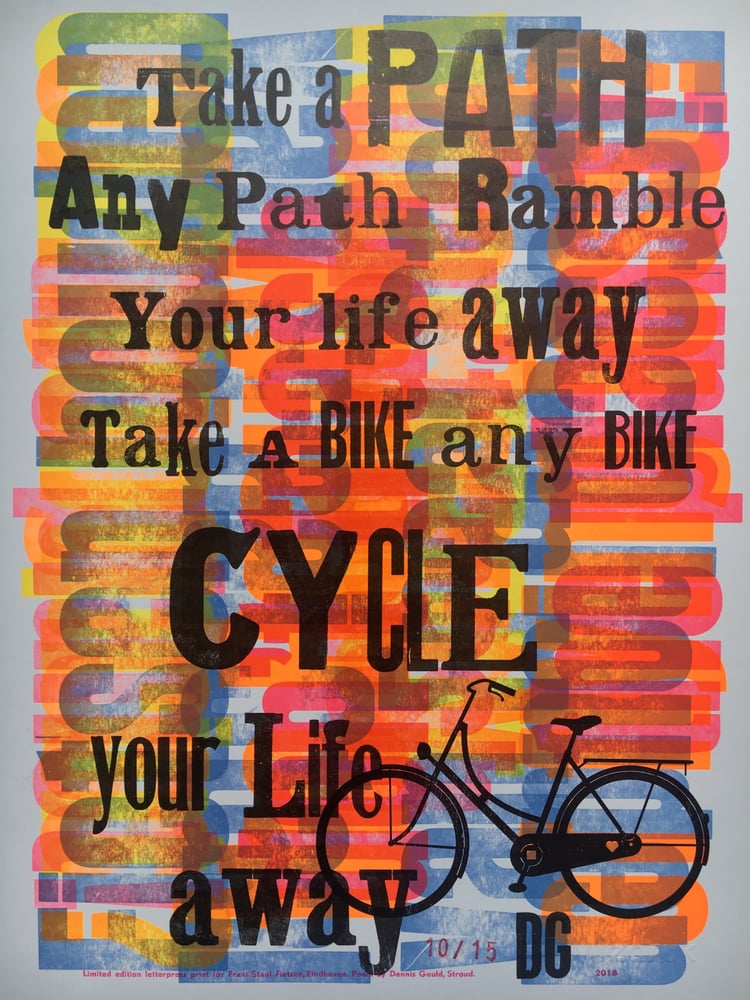 Image of Serial Print Typo Poster 10/15
