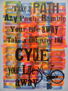 Serial Print Typo Poster 10/15
