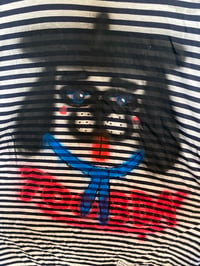 Image 2 of “Le Vinny” Airbrushed Striped Longsleeve