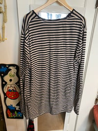 Image 3 of “Le Vinny” Airbrushed Striped Longsleeve