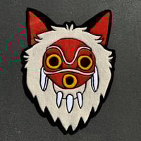 Image 1 of Princess Wolf Mask Rug