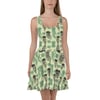 Green Jellyfish Dress for Womens Clothing Pattern Pretty Dresses for Teens 90s Party Dress