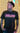Steeno Pink & Yellow on Coal Shirt