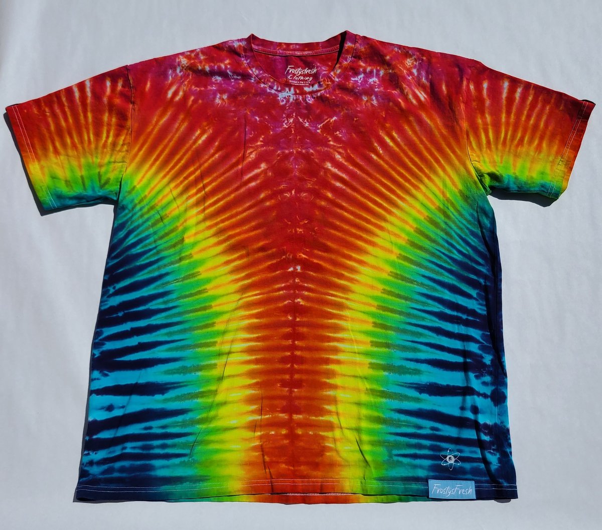 Tie Dye Shirt - Cyan Ripple