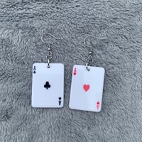 Ace of Card Earrings