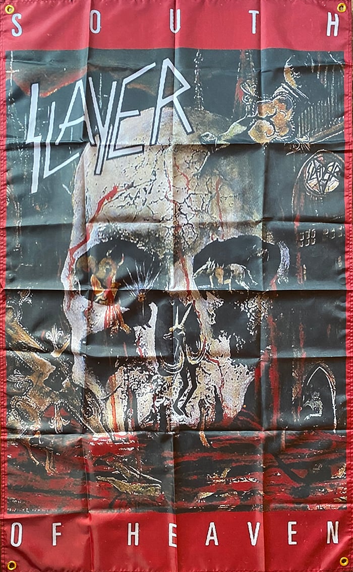Image of Slayer " South Of Heaven" Flag / Tapestry / Banner