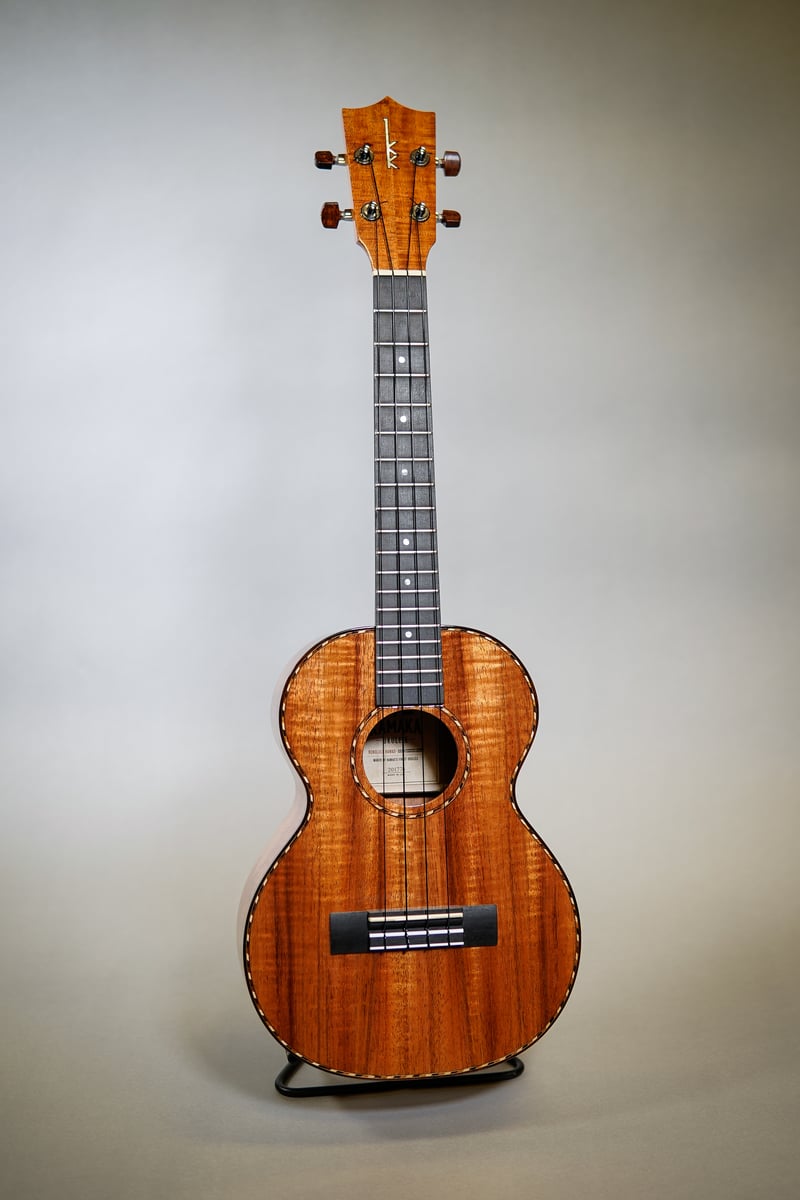 Ukulele Lab — Kamaka HF3D Gloss Finish Deluxe Tenor 201776