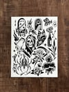 Black Work Flash, Print (8x10)