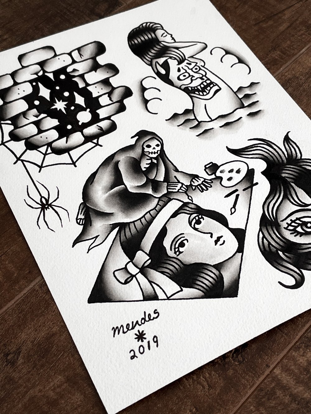 Ladies & Reaper Flash, Print (8x10)