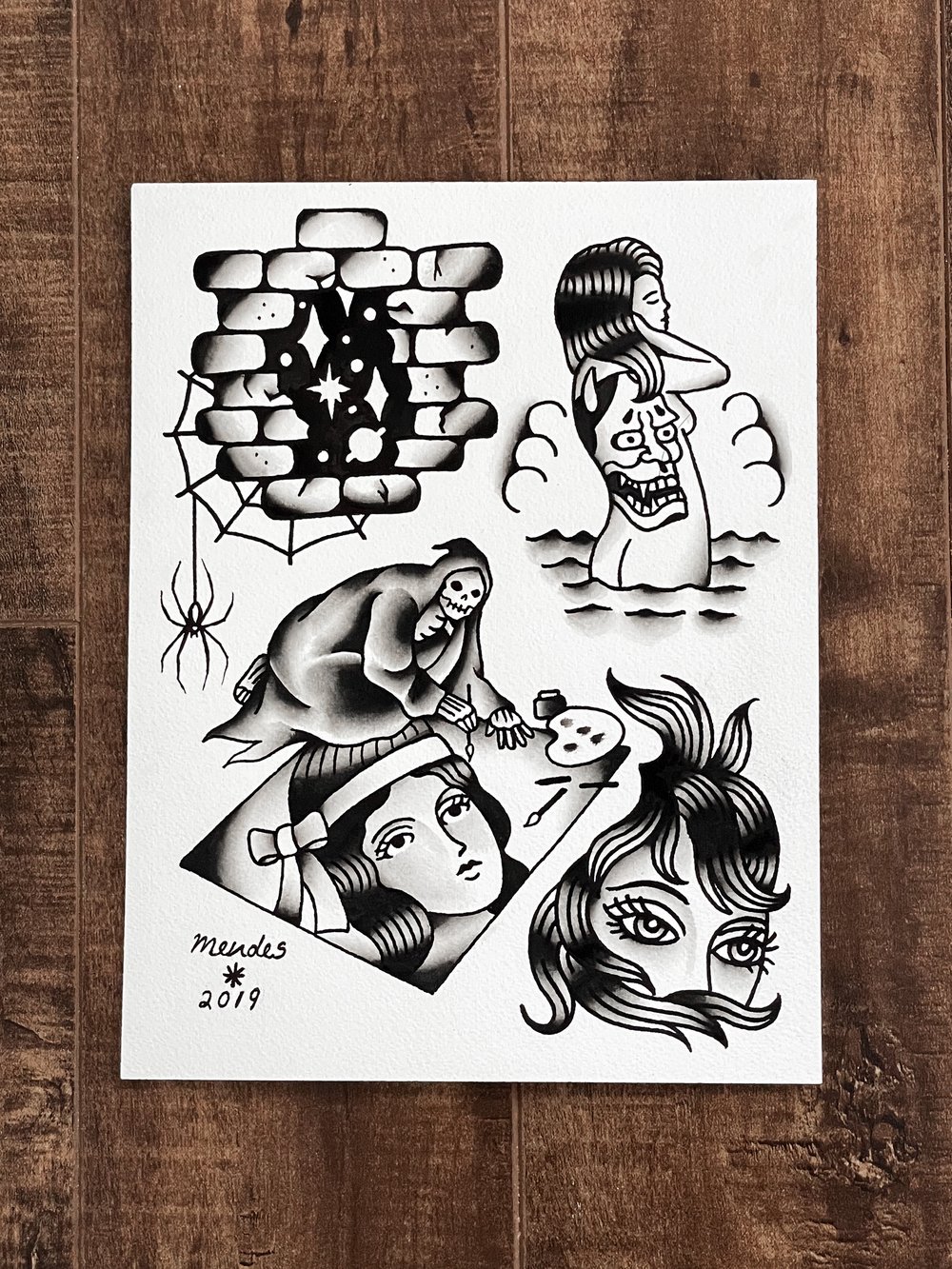 Ladies & Reaper Flash, Print (8x10)