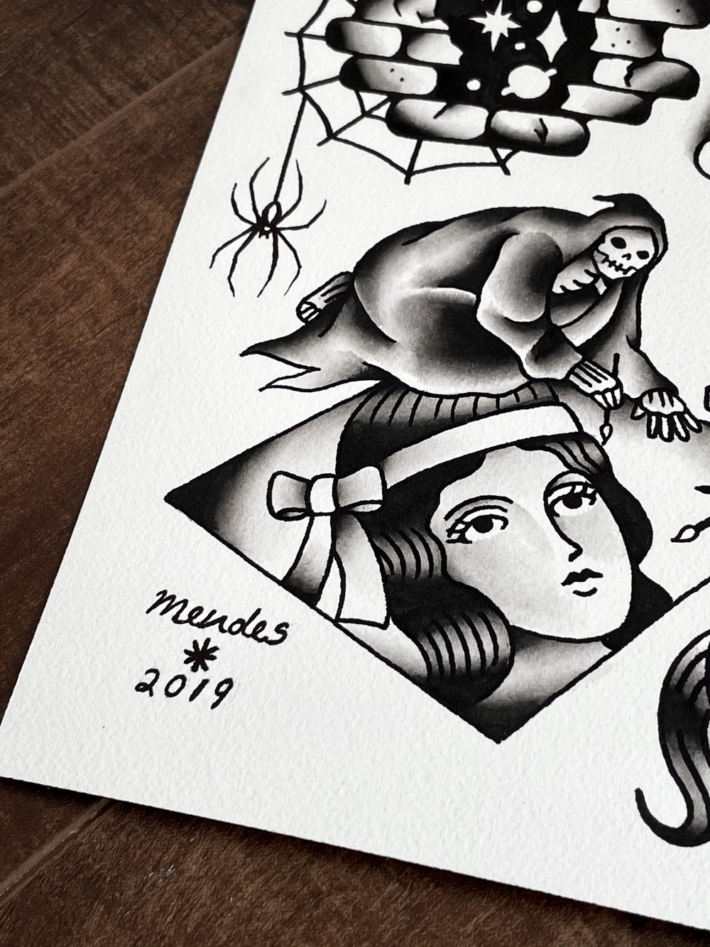 Ladies & Reaper Flash, Print (8x10)