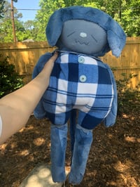 Blue Plaid Celestial Large