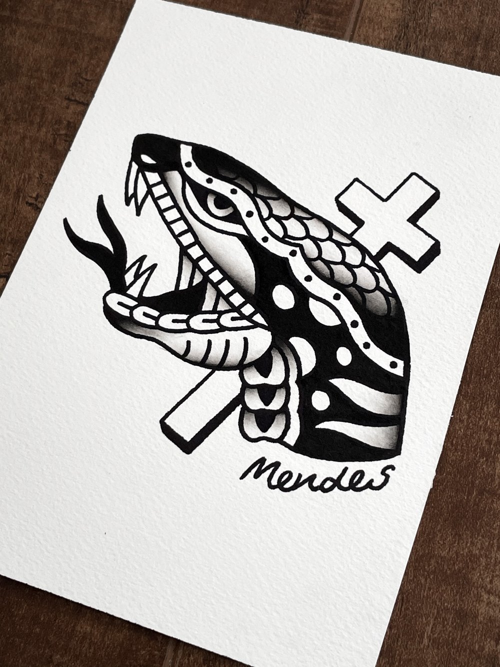 Snake Cross, Original 