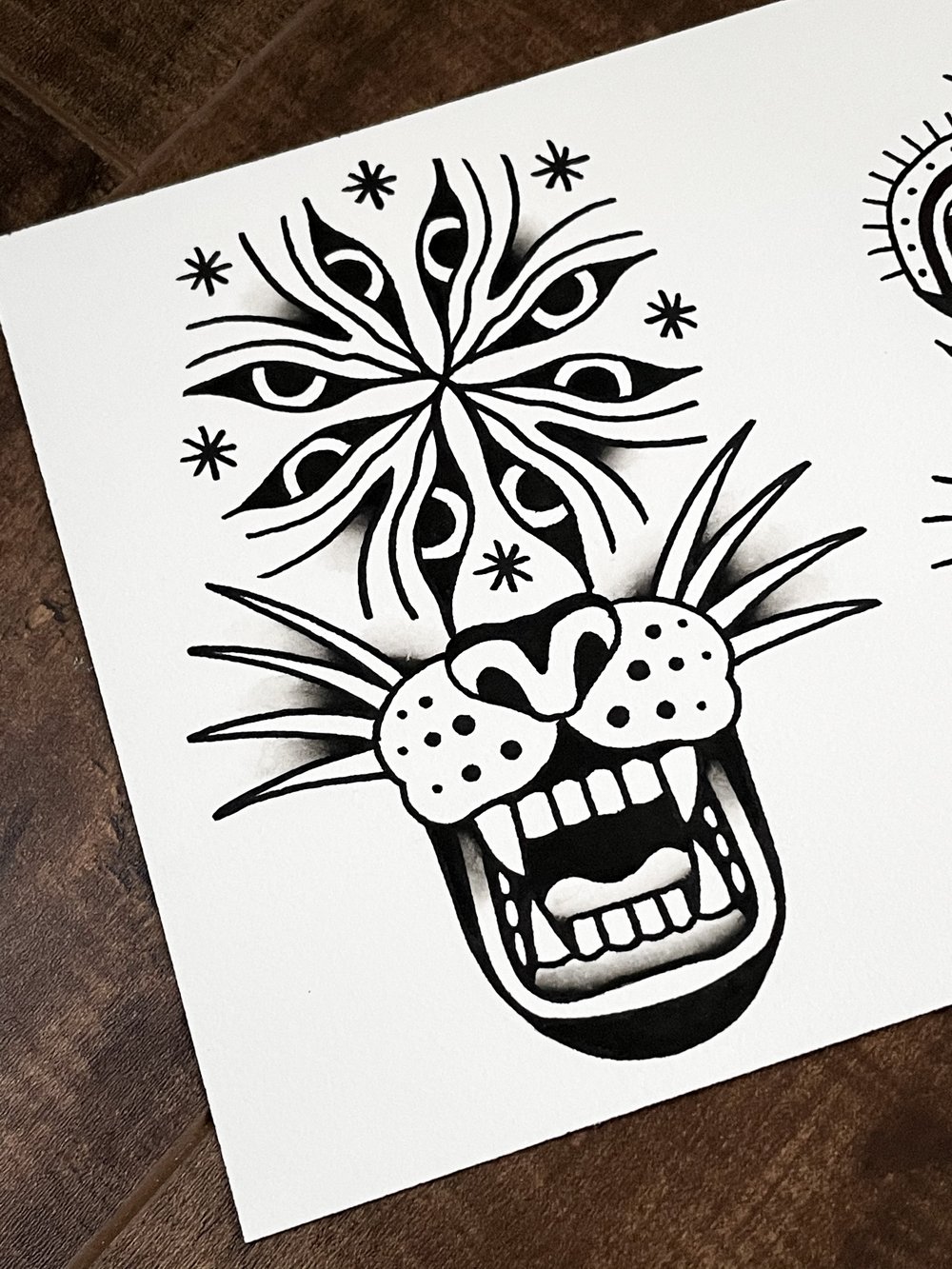 Panther Eyes, Print (7x10)