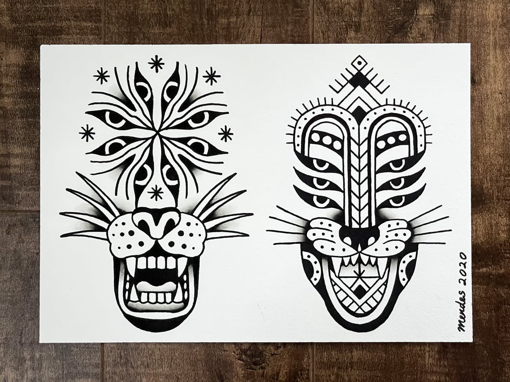 Panther Eyes, Print (7x10)
