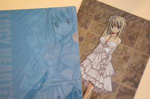 Image of Lucy Heartfilia Fairy Tail Japan 10th Anniversary Exhibit Art Folder
