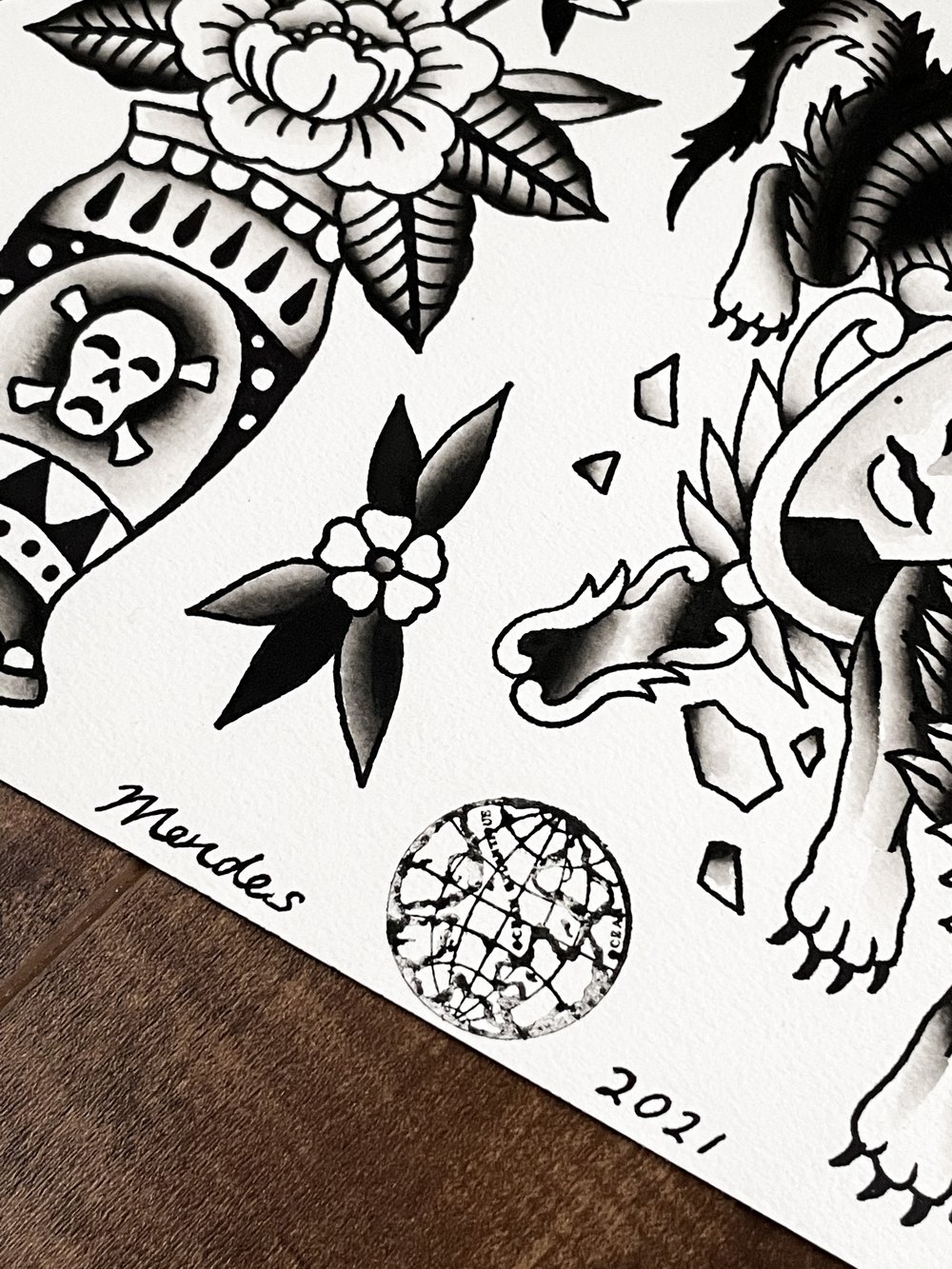 Wolf Mirror, Original 