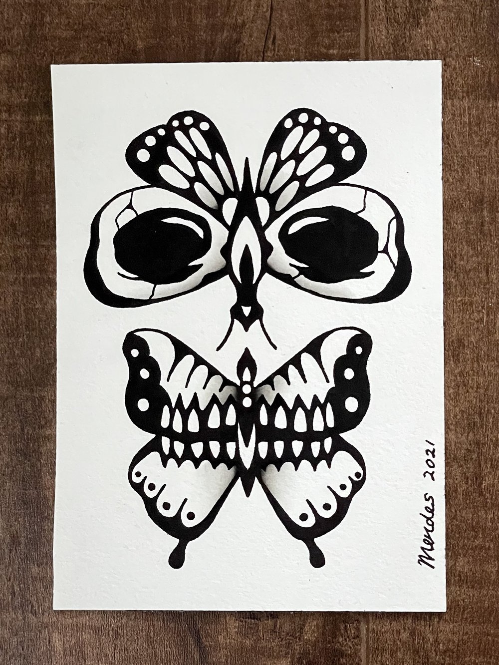 Butterfly Skull, Original 
