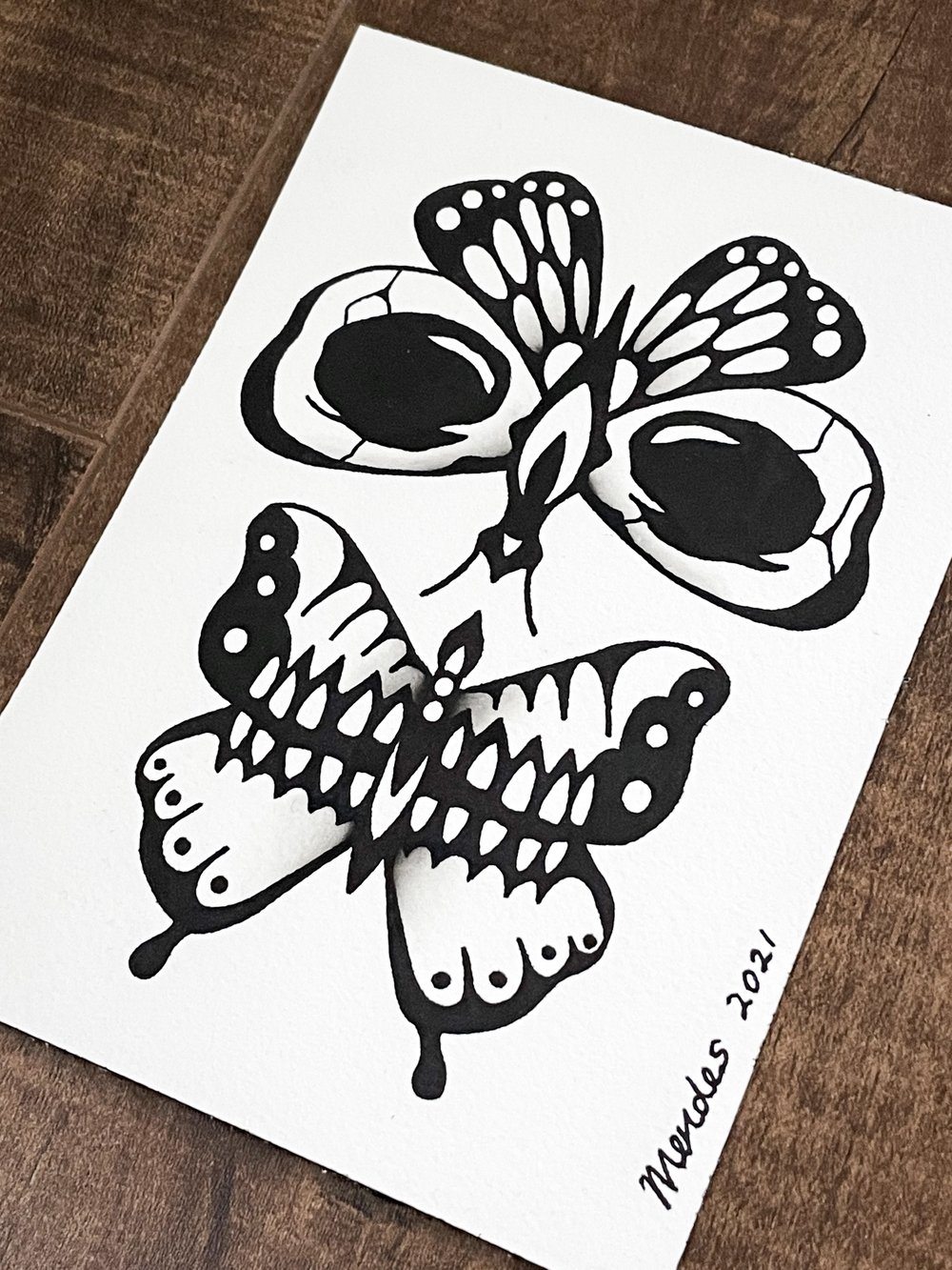 Butterfly Skull, Original 