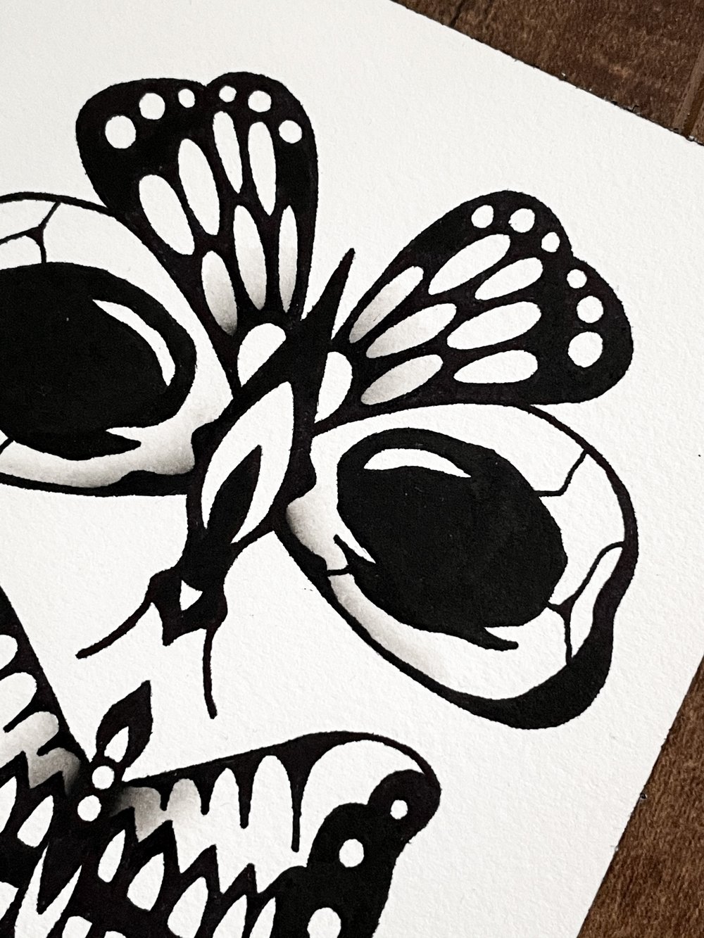 Butterfly Skull, Original 