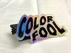 Color Fool Keychain + Sticker Bundle