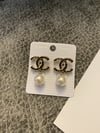 CC Lux Earrings - Pearl