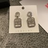 CC Luxury Stud Earrings - Silver