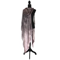 Image 1 of Cashmere-Silk Autumn Leaves Charcoal